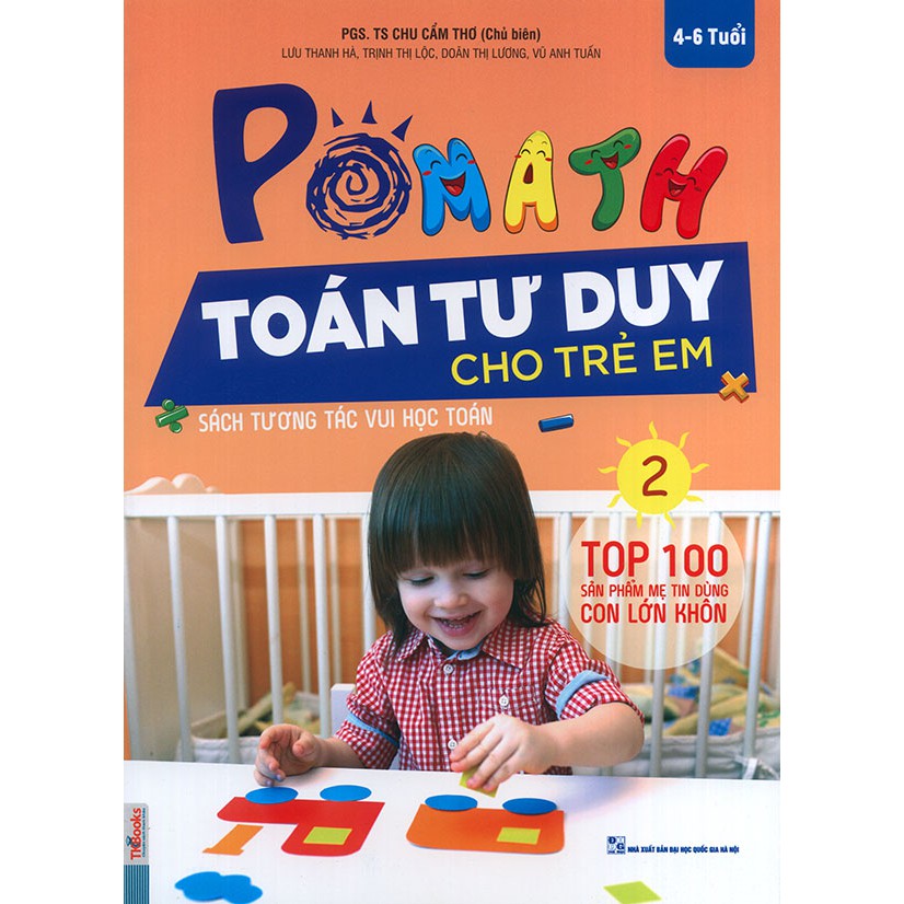 Sách - Pomath - Toán tư duy cho trẻ em - Tập 2