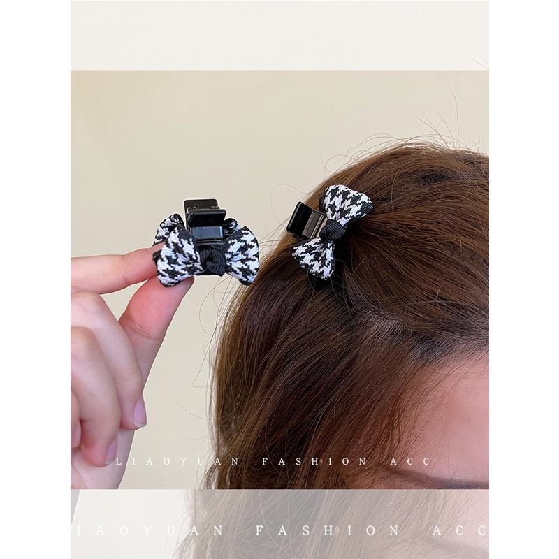 1 Kẹp Tóc Đính Nơ Thiết Kế Tinh Tế Thời Trang Cao Cấp Cho Nữ