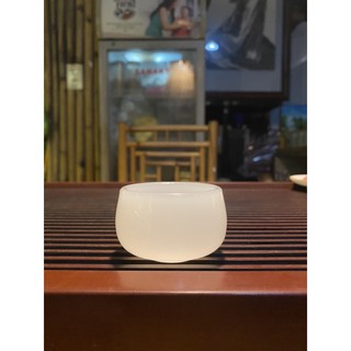 Chén Trà Sứ Ngọc Cảnh Đức Cao Cấp Thấu Quang
