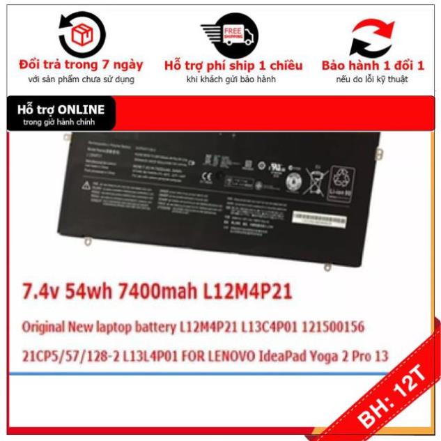 ⚡ IN LENOVO L12M4P21 L13S4P21 YOGA 2 PRO 54Wh Zin BH12TH | BigBuy360 - bigbuy360.vn