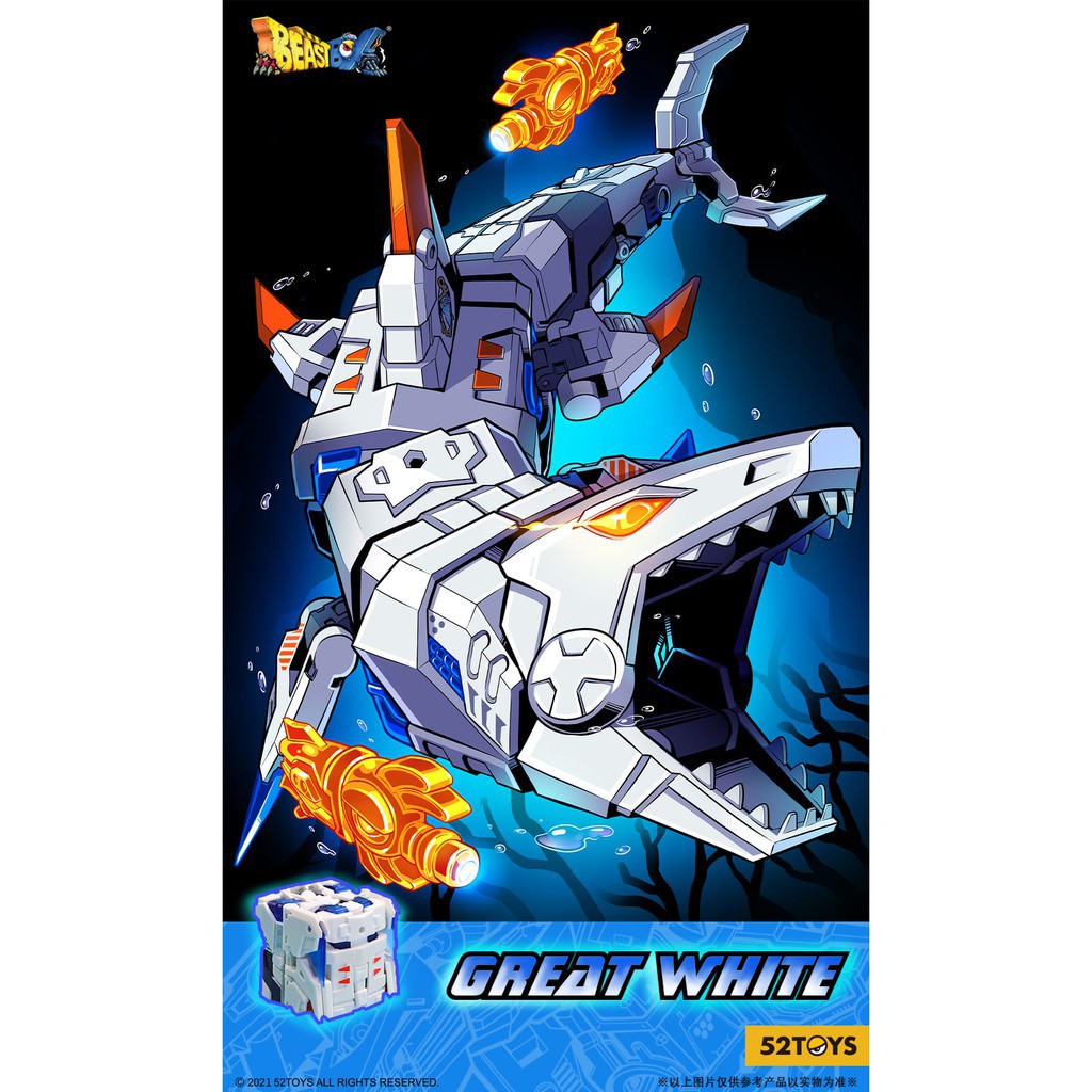 Mô hình 52Toys Beastbox BB-17GW GREAT WHITE