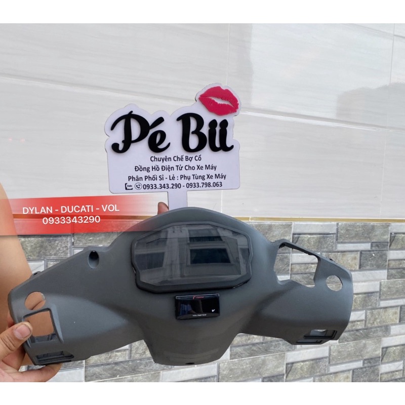 TRON BỘ BỢ CỔ DYLAN CHẾ ĐỒNG HỒ DUCATI - VOL BÌNH