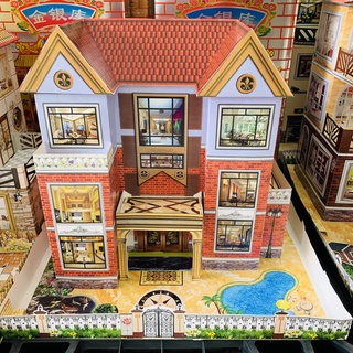 Biệt thự vàng mã TL8 (Mẫu hiện đại - Có hồ bơi - Hồ cá coi)