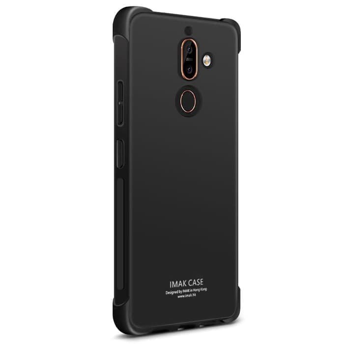 Imak Ốp Lưng Tpu Mềm Chống Sốc Màu Đen Cho Nokia 7 Plus