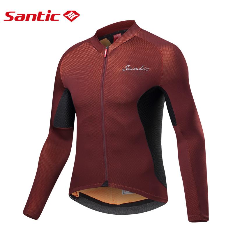 Áo Thi Đấu Đạp Xe Dài Tay Santic Cho Nam Chất Lượng Cao Áo Đạp Xe Đạp Đường Trường Bảo Vệ Chống Nắng Thoáng Khí Pro Fit M8C01099 Áo Đua Xuống Dốc Mới Áo Đi Xe Đạp Áo Chạy Xe Máy Xe Đạp Leo Núi Quần Áo Thể Thao Đua Xe Mô Tô Đường Địa Hình