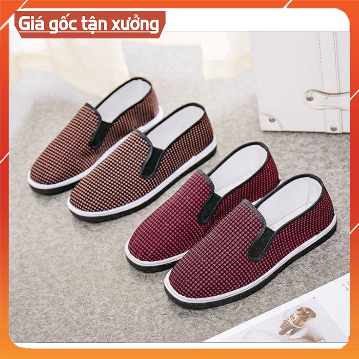 Giày búp bê, Giày lười vải nam nữ - đi bộ, tập thể dục GLNU-04