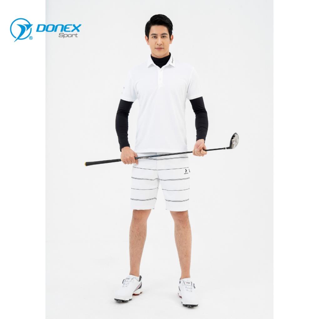 Áo Golf Thu Đông Nam Donexpro, Vải Thun LTEX Cao Cấp Thoát Hơi Tốt, Chống Hấp Thụ Nhiệt, Thoáng Mát MC - 9056