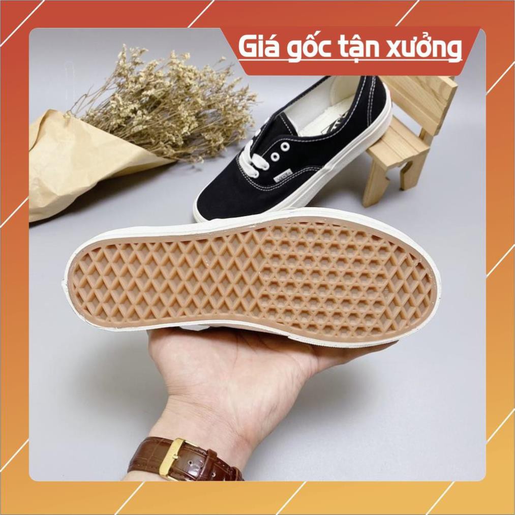 [ Freeship - Xả Kho ] Giày Thể Thao Van Classic Nam Nữ, Giày Vải Basic Màu Đen