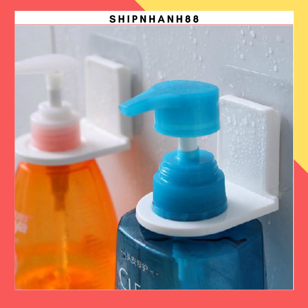 Móc treo dầu gội đầu , móc treo chai sữa tắm dán tường nhà tắm siêu chắc 88100 SHIPNHANH88
