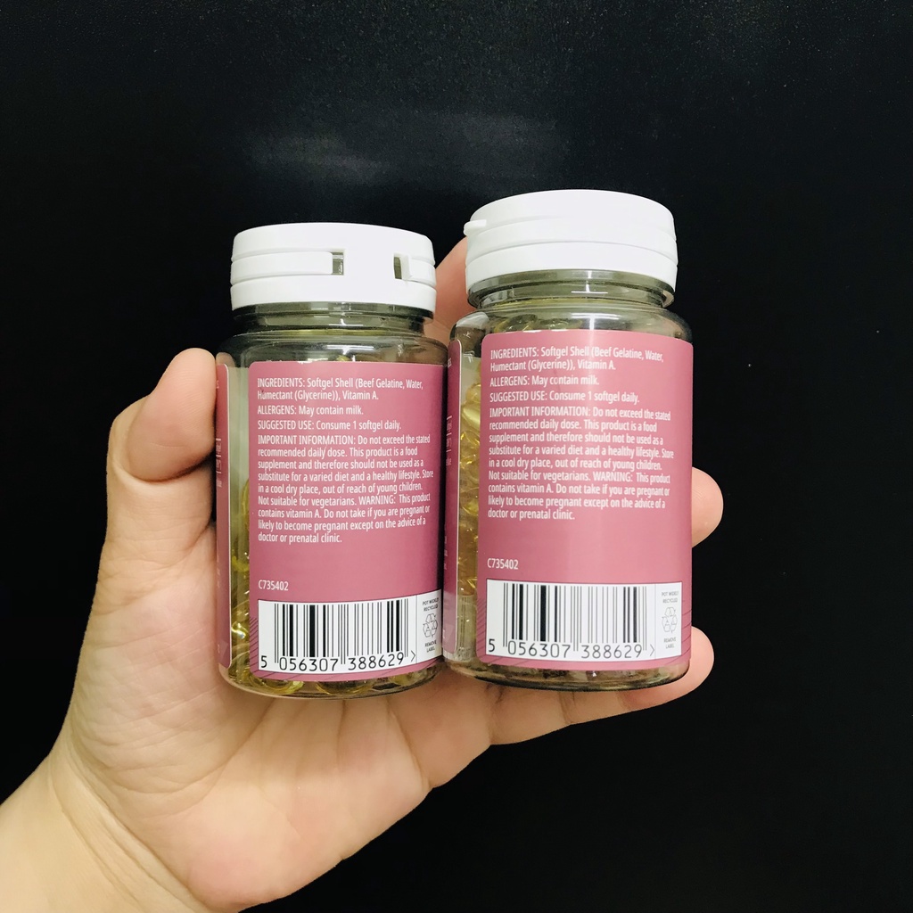 VIÊN UỐNG BỔ SUNG RETINOL MYVITAMINS 90 VIÊN