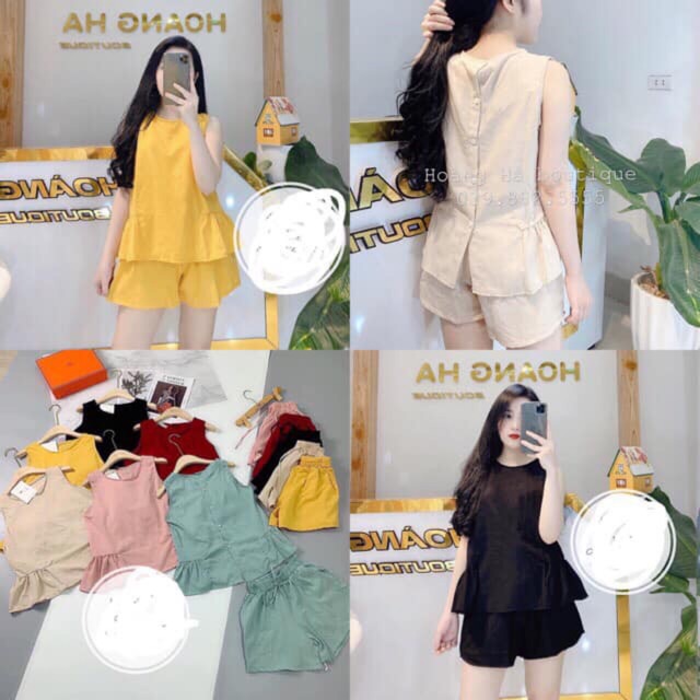 BÁN SỈ bộ đũi 3 lỗ 5 màu.