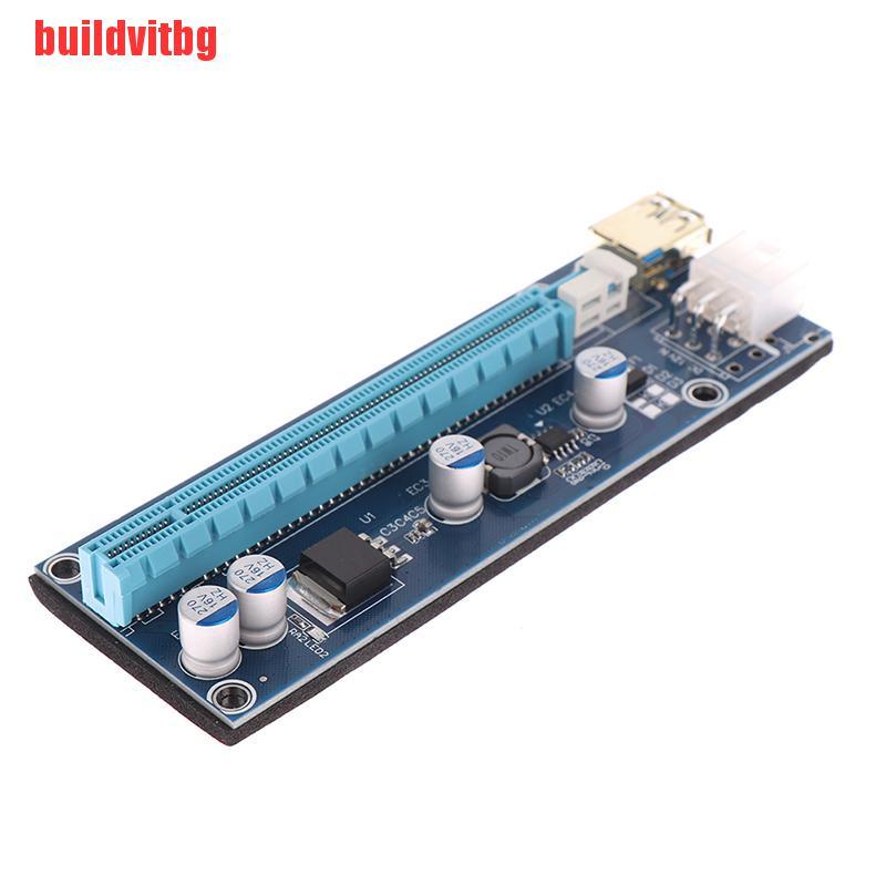 {buildvitbg}VER009S USB 3.0 PCI-E Riser Express 1X to 16x Extender Riser Card for BTC Mining GVQ