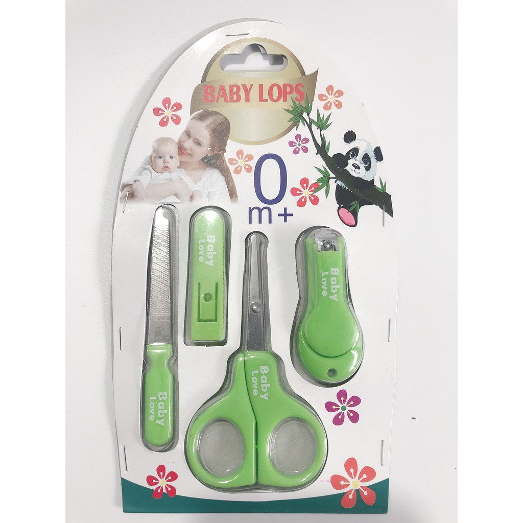 Bộ móng tay trẻ em cao cấp  BABY LOPS 4 in 1