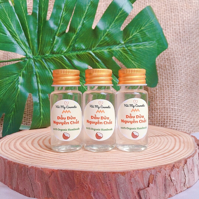 Dầu Dừa Nguyên Chất 100% - Bột thiên nhiên handmade - Hải My Cosmetic