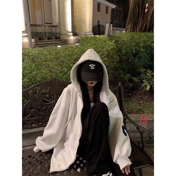 Áo khoác nỉ chữ KY chạy vai H26