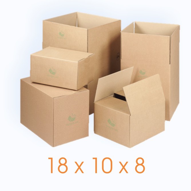 18x10x8 cm - 60 Thùng hộp carton ♥️ FREESHIP ♥️ Giảm 10K Khi Nhập [BAOBITP] - TP60