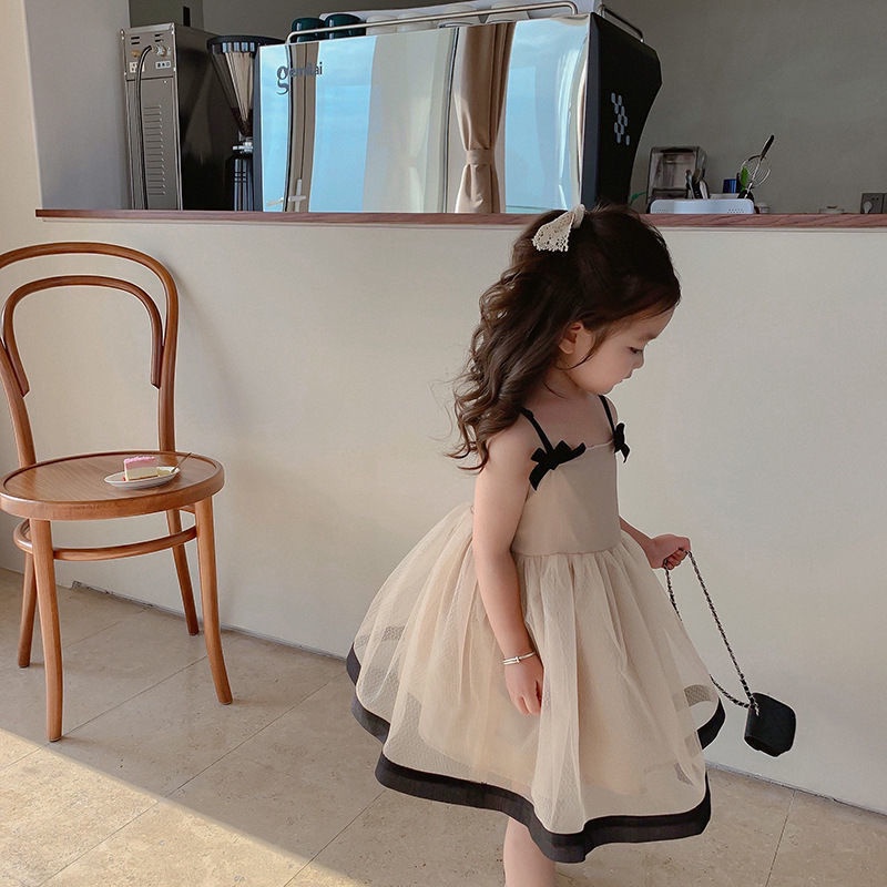 Đầm Yếm Công Chúa Thời Trang Mùa Hè Hàn Quốc Cho Bé Gái