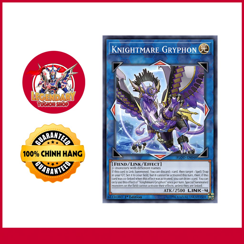 [Thẻ Bài Yugioh Chính Hãng] Knightmare Gryphon