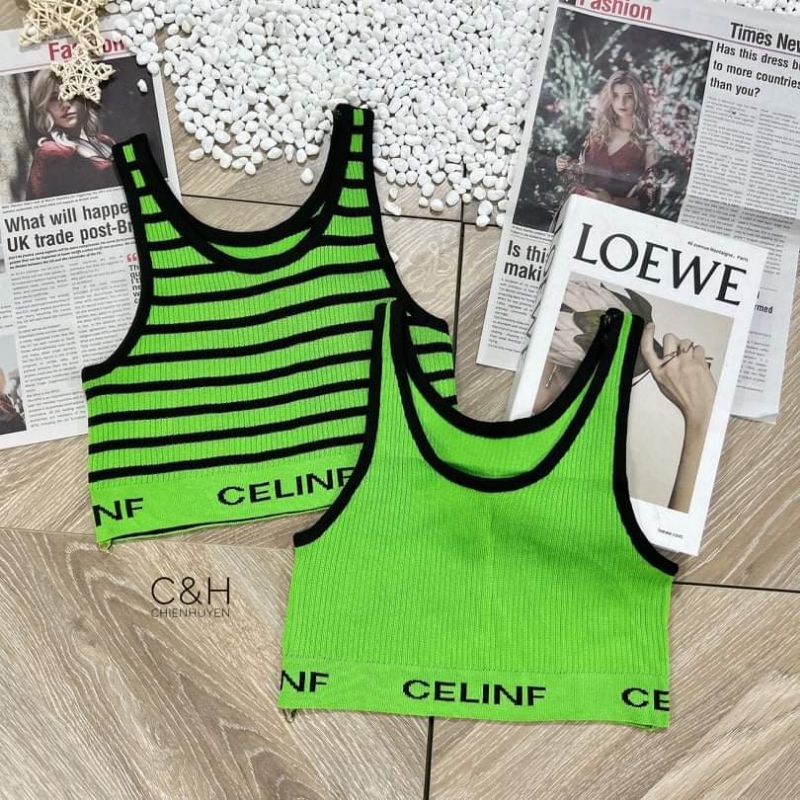 Áo ba lỗ croptop hàng QC