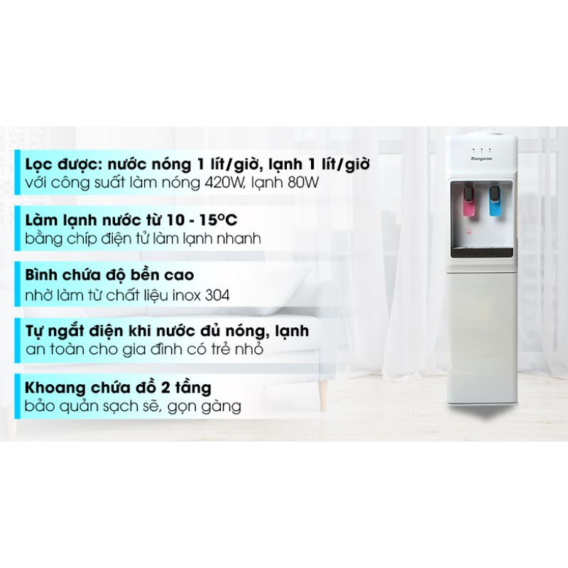 Cây nước nóng lạnh Kangaroo KG31A3
