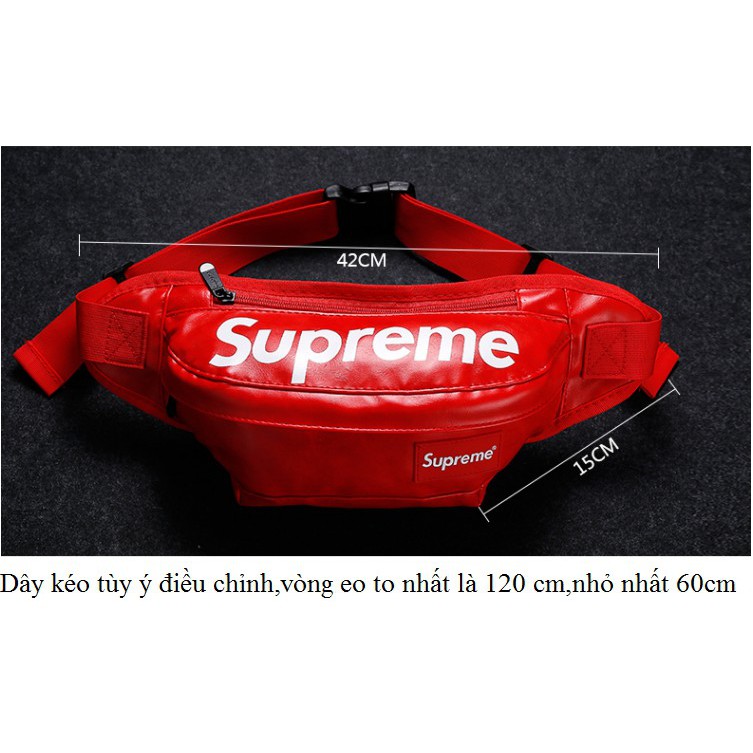 🔥[𝑩𝑨𝑪𝑲 𝑻𝑶 𝑺𝑪𝑯𝑶𝑶𝑳] Túi đeo chéo Supreme Da PU CAO CẤP - Unisex Trendy 2019 -  GIÁ RẺ - CAM KẾT CHẤT LƯỢNG | BigBuy360 - bigbuy360.vn