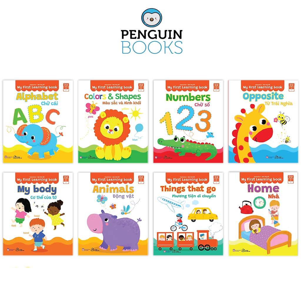 Sách Muki - My First Learning Book - Thư Viện Hình Ảnh Song Ngữ Đầu Tiên Cho Bé (Bộ 8 quyển)