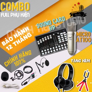 [COMBO VIP] TRỌN BỘ COMBO AT100 + H9 + FULL PHỤ KIỆN LIVESTREAM CHUYÊN NGHIỆP