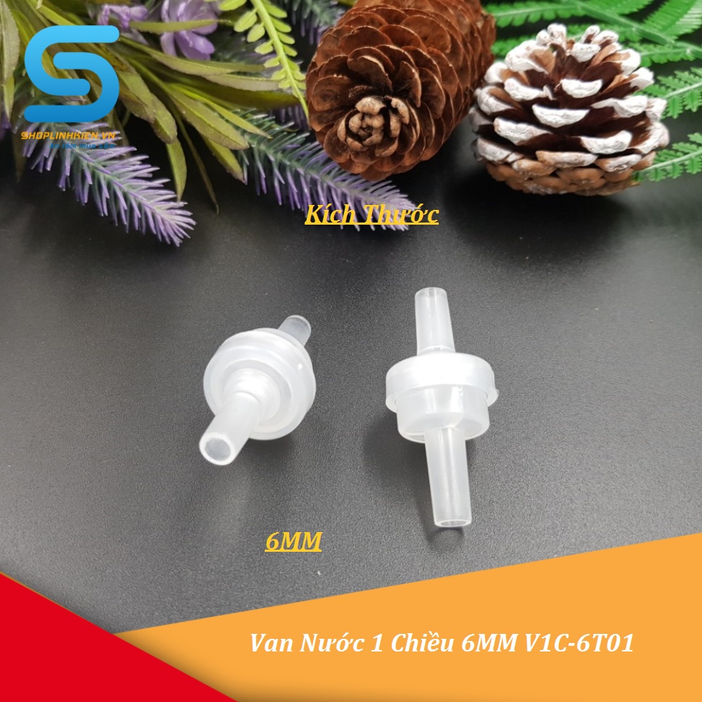 Van Nước 1 Chiều 4MM 6MM 8MMDây tio và van nước tiện dụng