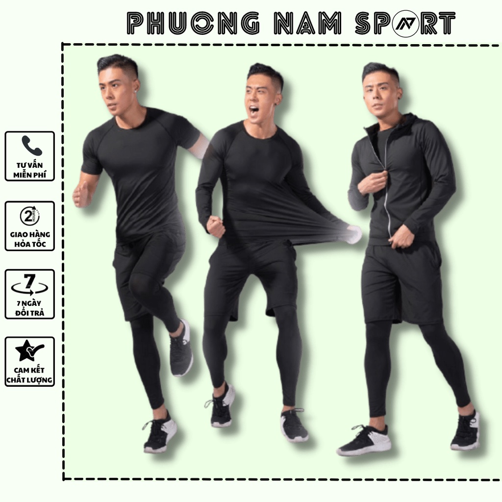 [HÀNG CAO CẤP] BỘ QUẦN GIỮ NHIỆT LEGGING COMBAT PRO NAM TẬP GYM BÓNG ĐÁ BÓNG RỔ CHƠI THỂ THAO CO DÃN 4 CHIỀU CAO CẤP