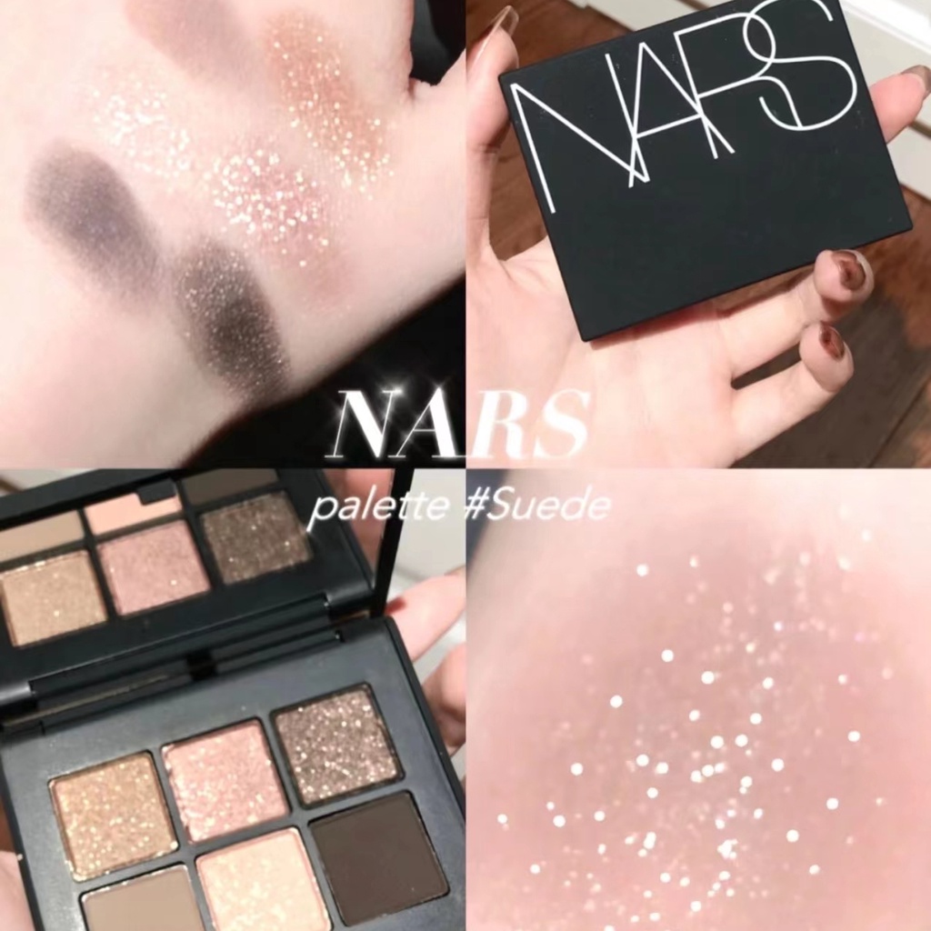 Bảng Phấn Mắt Nars Sáu Màu Sắc Tông Lì / Hiệu Ứng Ngọc Trai Lấp Lánh Trang Điểm Đa Năng