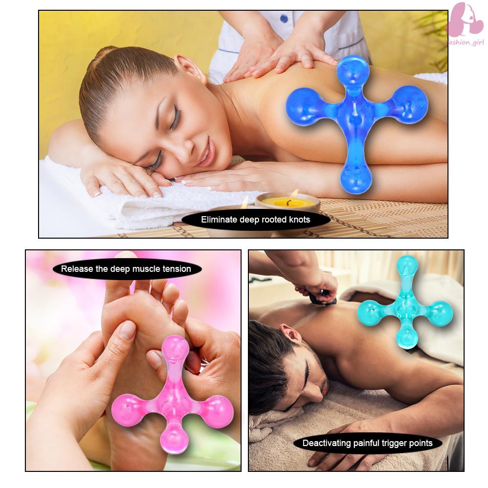 FAGI Trigger Point Reflexology Body Massager 4 Ways Massage Tool