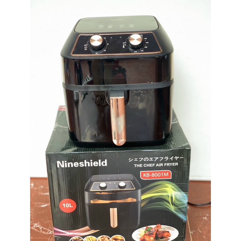 Nồi chiên không dầu NineShield KB-8001M, Dung tích 10L