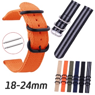 Dây Đeo Đồng Hồ Thể Thao 18mm 20mm 22mm 24mm Bằng Nylon