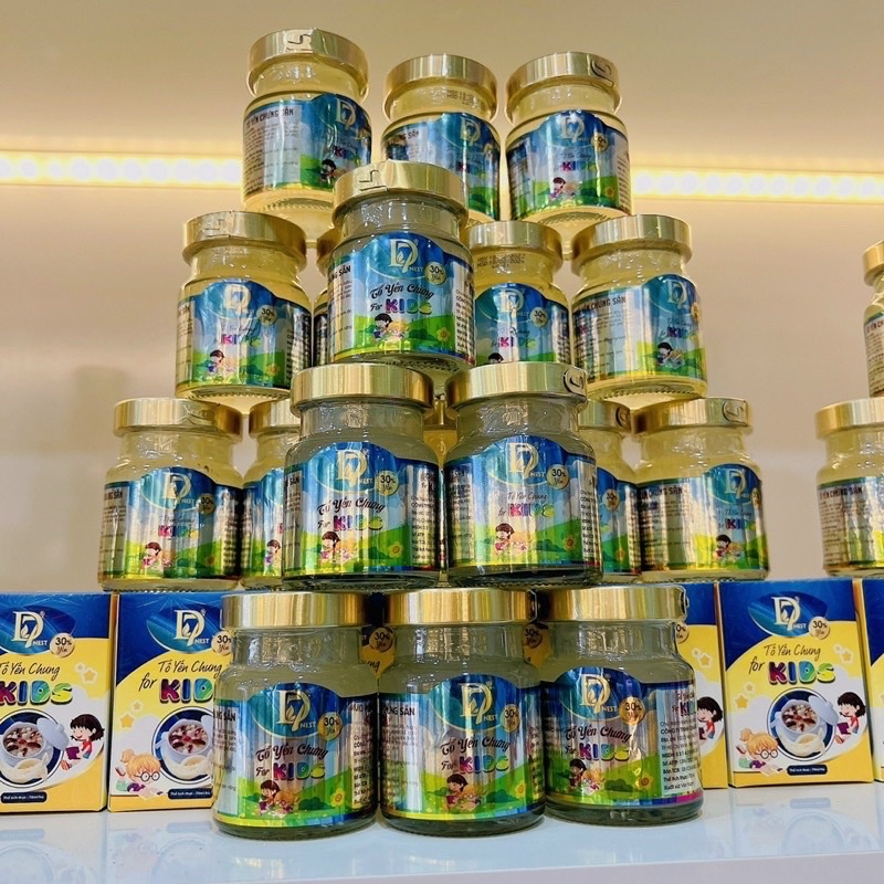 combo 5 hủ yến sào chưng sẵn cho bé vị dâu (5 tặng 1)