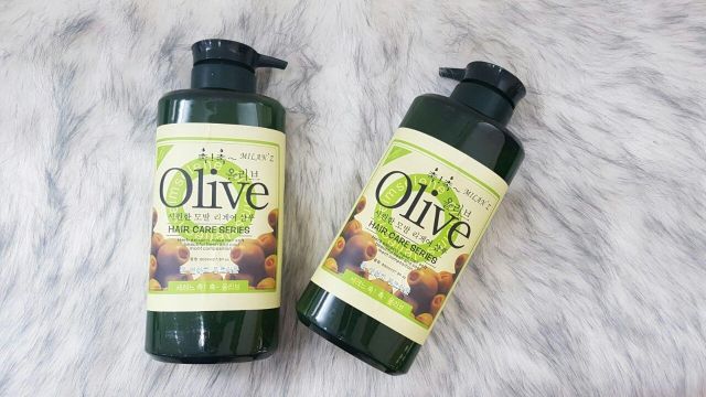 Bộ dầu gội và xả olive