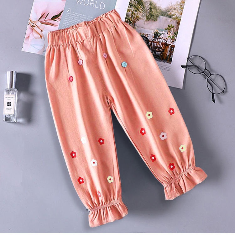 Quần Legging Thể Thao Dài Mỏng Chống Muỗi Phong Cách Mới Cho Bé Gái