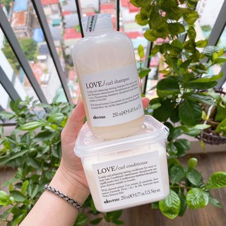 Dầu gội và xả cho tóc uốn DAVINES Love Curl 250mlx2