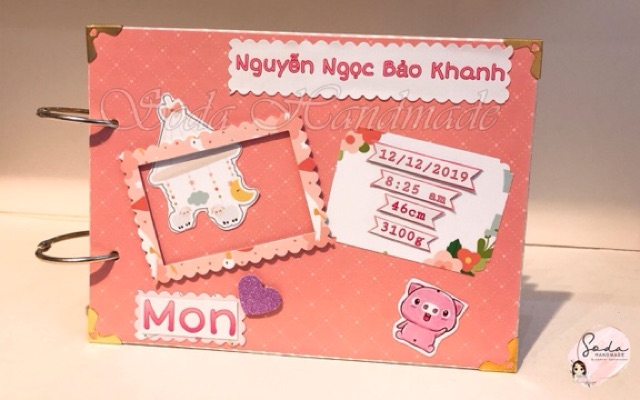 [Album ảnh Handmade] [UPDATED] Album ảnh Scrapbook cho bé yêu