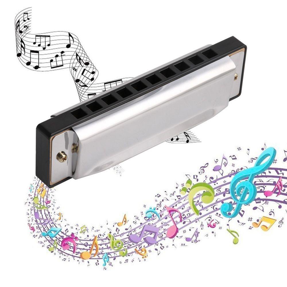 Kèn Harmonica LANFY Kèm Hộp Đựng Ốp|Màu Sắc Chìa Khóa Bằng Thép Không Gỉ 20 Tông Màu