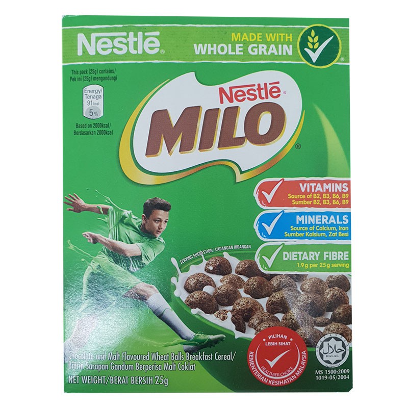 Combo 2 Hộp Ngũ Cốc Ăn Sáng Nestle Milo 25g