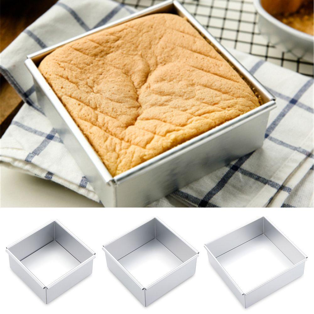 Khuôn Làm Bánh Phô Mai Hình Vuông Tiện Dụng Cho Nhà Bếp