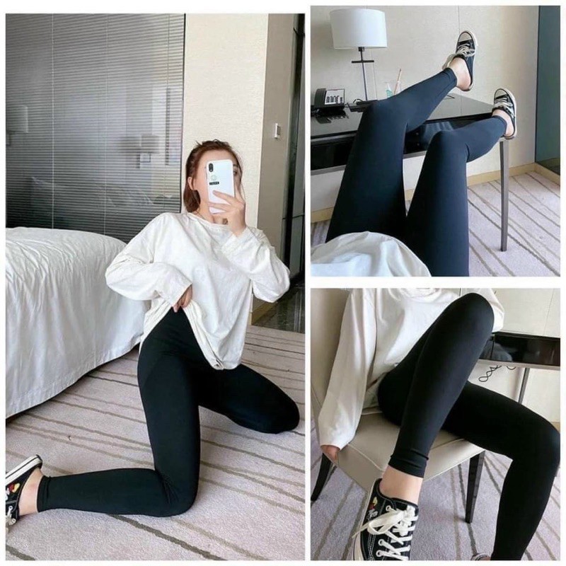 Quần legging cuộn tím ( dài ) dành cho nữ | BigBuy360 - bigbuy360.vn