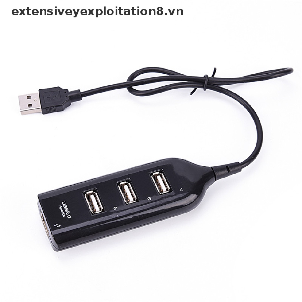 Bộ Chia 4 Cổng USB 2.0 Tốc Độ Cao Cho Máy Tính PC / Laptop