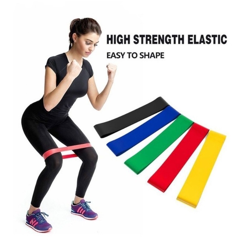 Dây Kháng Lực Tập Chân Mông, Dây Mini Band  Vòng Dây cao su Kháng Lực Tập Gym Giá Rẻ Freeship