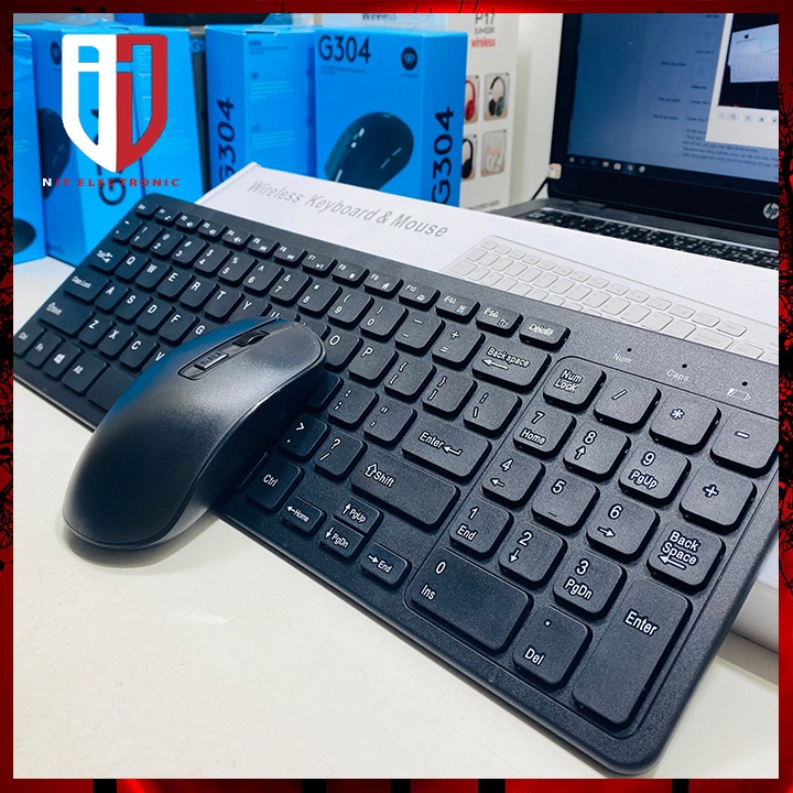 Combo Bàn Phím Chuột Máy Vi Tính Laptop Văn Phòng Không Dây Dây APPLE Lớn USB Dễ Thương