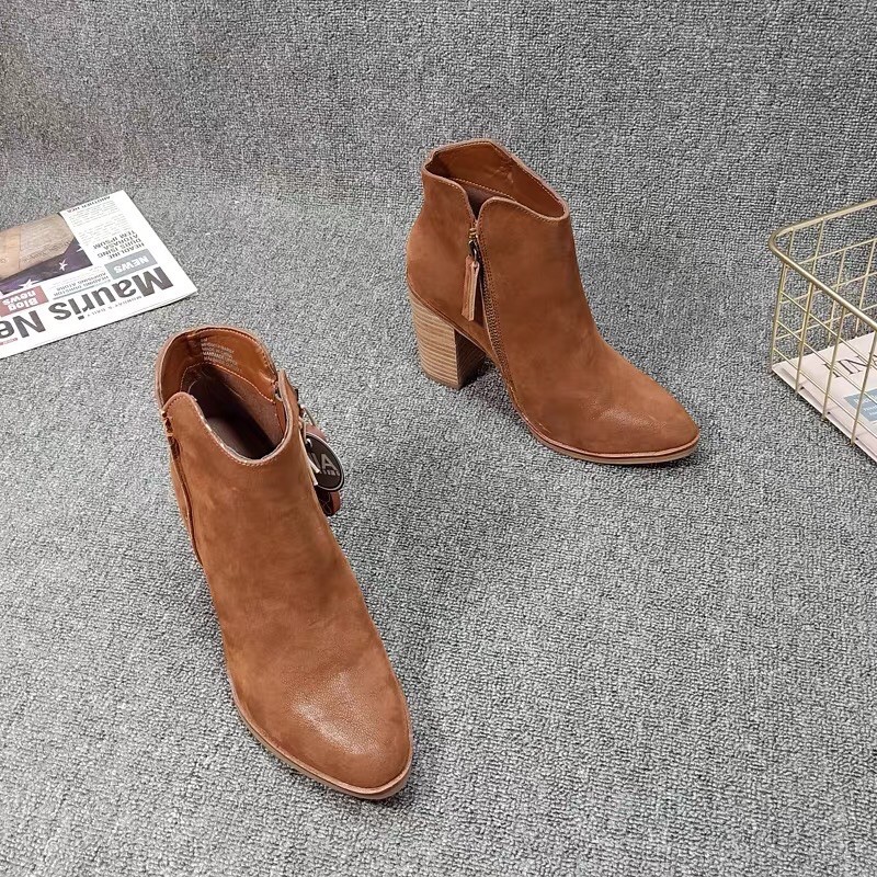 [ORDER]  giày bốt cowboy boots nâu bò dáng chuẩn mẫu mới 2021