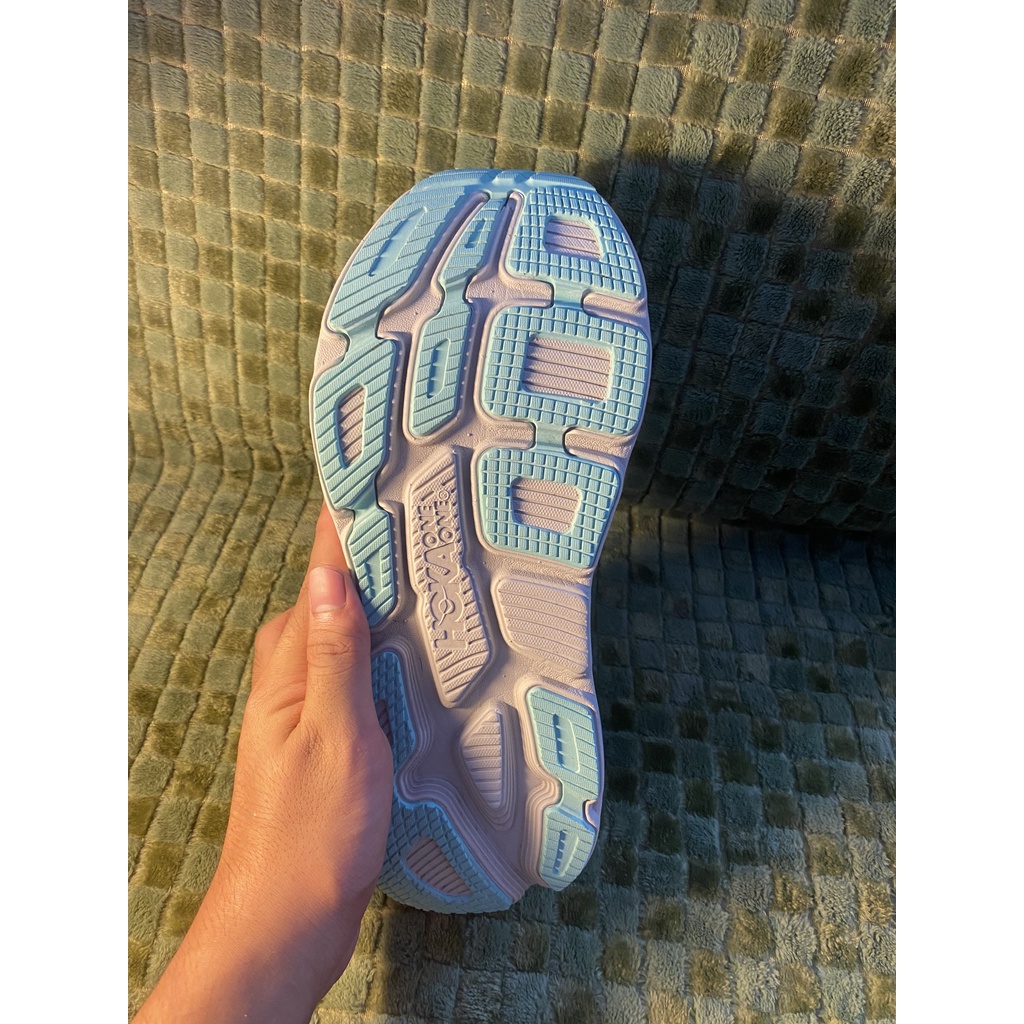 Giày CHẠY HoKa , Giày Thể Thao Đủ Size Cho Cả Nam Và Nữ MÀU ĐEN ĐẾ CAM