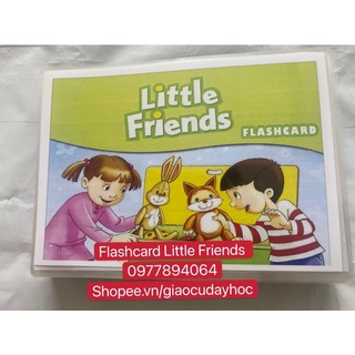 FLASHCARD LITTLE FRIENDS -76 thẻ ép plastic