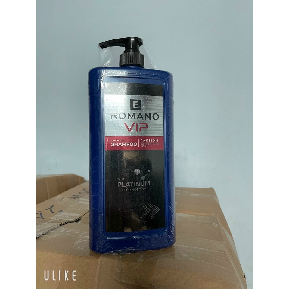 Dầu Gội Đầu Nam ROMANO 1200ML Cao Cấp Hương Nước Hoa Nam Tính Lịch Lãm , Sạch Sâu