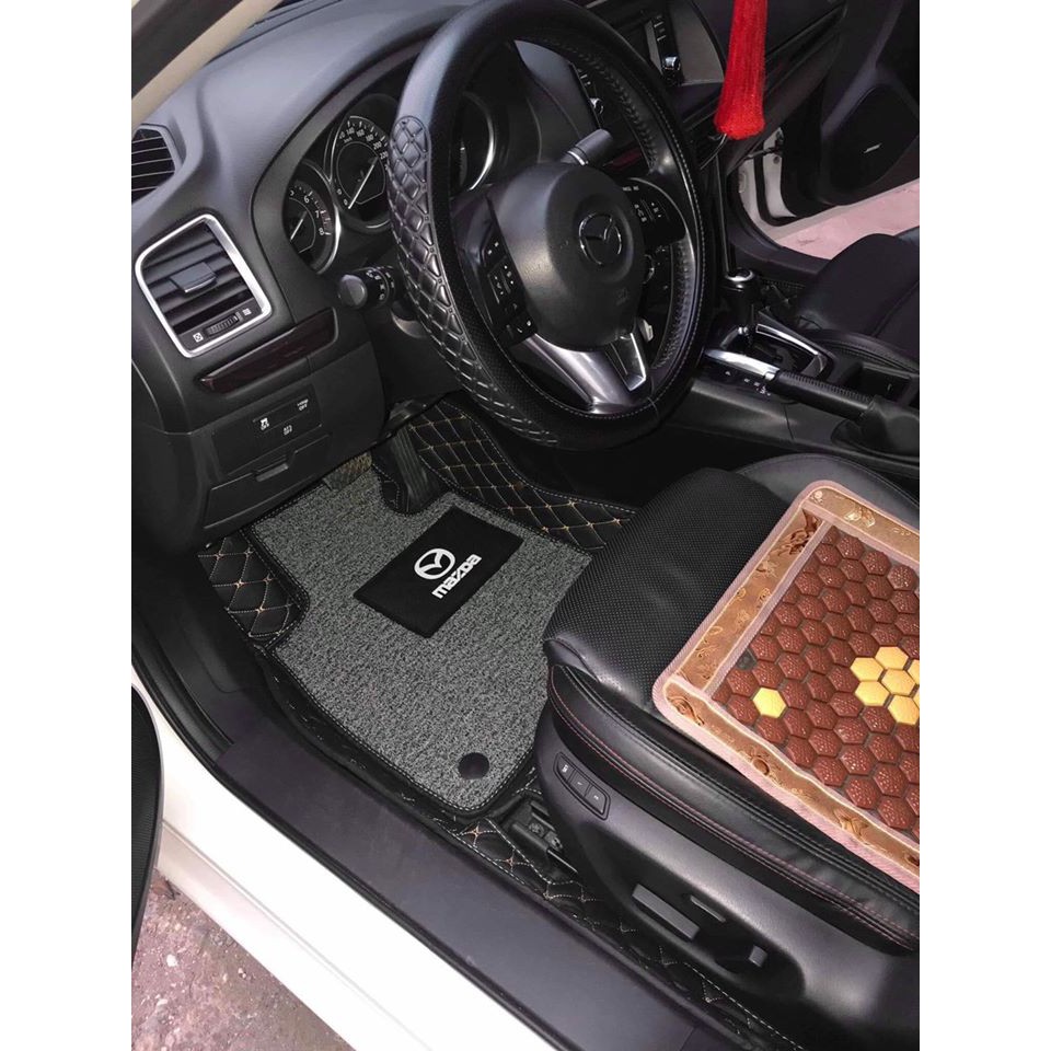 Lót sàn ô tô 5D 6D Mazda 2 đời 2011 - 2015, 2016 - 2022 không mùi chống nước trải kín sàn xe